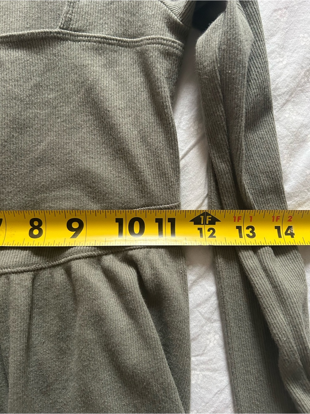 Hollister Olive green Scoop Neck Long Sleeve babydoll top - Picture 4 of 9